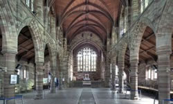 Liverpool fun casino for wedding entertainment at Old Christ Church